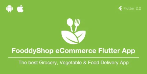 FooddyShop - Grocery, Vegetable & Food Delivery App with Node.js Backend