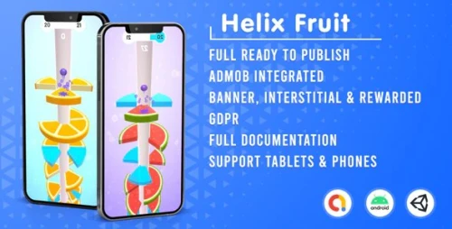 Helix Fruit (Admob + GDPR + Unity)