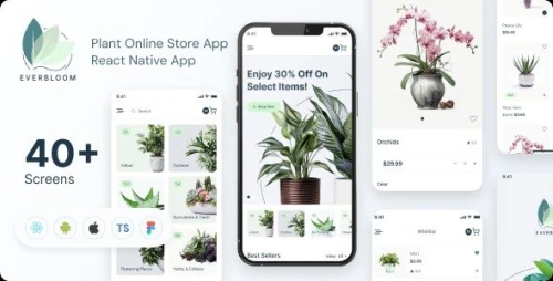 Everbloom - Plant Online Store | React Native CLI 0.73.2