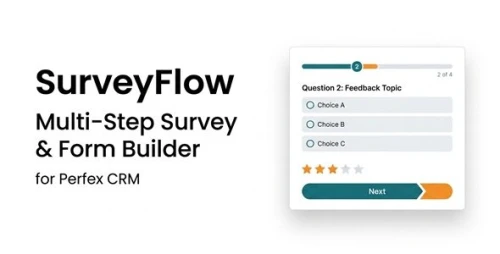 SurveyFlow – Multi-Step Survey & Form Builder for Perfex CRM