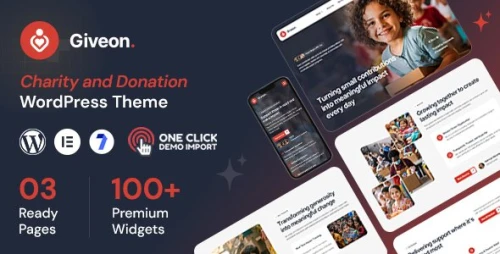 Giveon - Nonprofit, NGO & Charity WordPress Theme