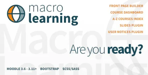 Macro Learning - Premium Moodle Theme 1.3.0
