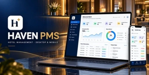 Haven PMS – .NET MAUI Desktop & Mobile Hotel Management System with Offline Mode and REST API