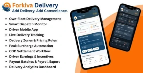 Forkiva - Delivery Management & Driver App Add-on