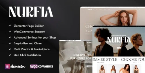 Nurfia - Fashion & Furniture WooCommerce Theme
