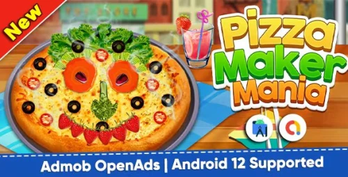 Top Casual Pizza Maker Games + Pizza Delivery + Admob Open Ads