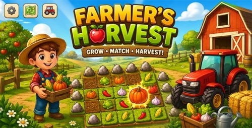 Farmer's Harvest | HTML5 Game | Construct 3