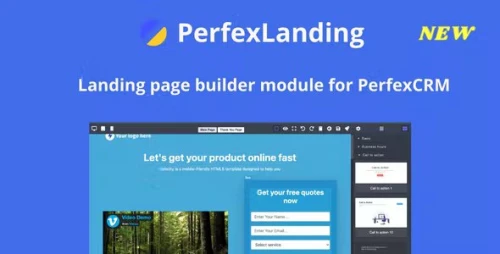 PerfexLanding - LandingPage builder for PerfexCRM