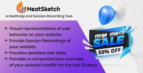 HeatSketch - Heatmap and Session Recording Tool (SaaS Platform)
