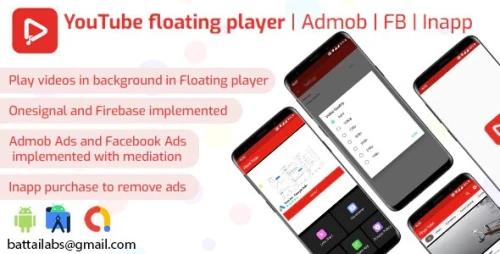 YouTube floating player - Admob - FB - Inapp