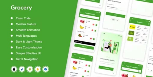 Grocery store app - Flutter support 2.8.1