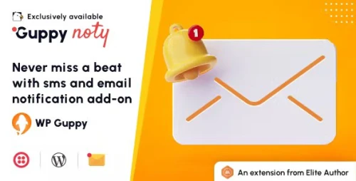 Guppy Noty - SMS and Email Notifications Extension for WP Guppy Pro