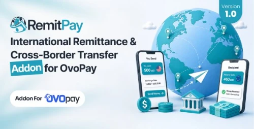 RemitPay - International Remittance & Cross-Border Transfer Addon for OvoPay
