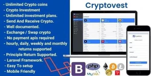 Cryptovest - A crypto investment and wallet platform