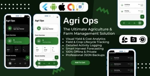 Agri Ops | Premium Agriculture and Farm Management Flutter App