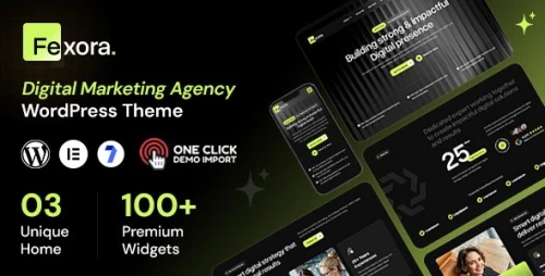 Fexora - Digital Marketing Agency WordPress Theme