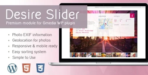 Desire Slider v1.6 - Gallery Module for Gmedia plugin