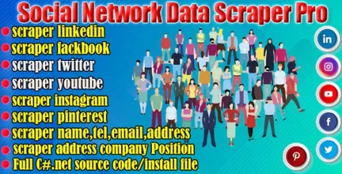 Social Network Data Scraper Pro