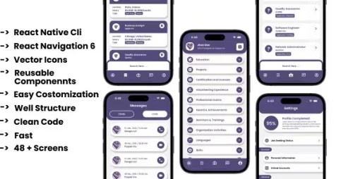 KeepItUp - JobPortal App In React-Native
