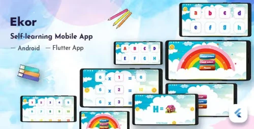 Ekor - Kids Self Learning Flutter App