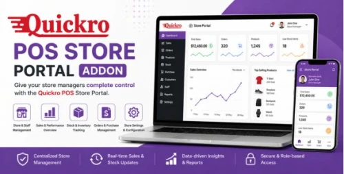 Quickro POS Store Portal (Add-on)