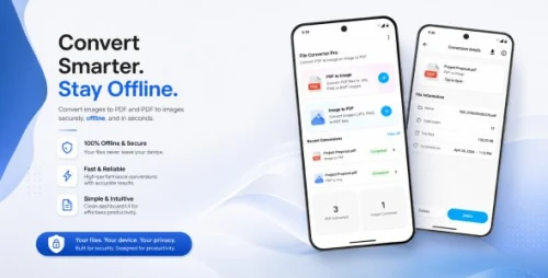 Convertly : Secure Offline PDF & Image Converter for Fast Document Management