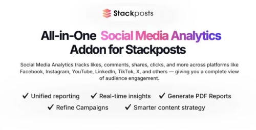 Social Media Analytics Addon for Stackposts