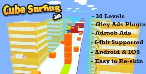 Cube Surfing 3d - Complete Unity Template