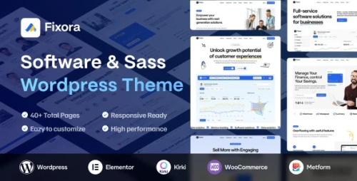 Fixora - SaaS & Startup WordPress Theme