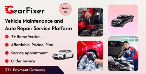 GearFixer - Car Service, Vehicle Maintenance and Auto Repair Service Platform
