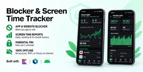 BlockGate | App and Website Blocker with Screen Time and Parental PIN