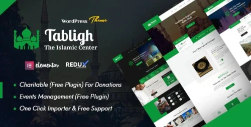 Tabligh - Islamic Institute & Mosque WordPress Theme