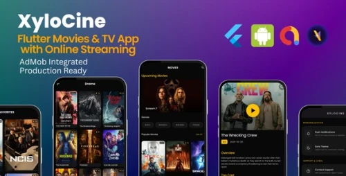 XyloCine | Movies and TV Shows Flutter App