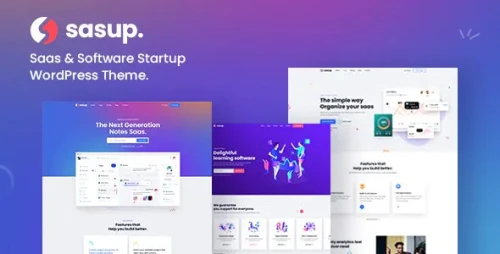 Sasup - Sass Landing WordPress Theme