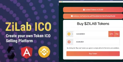 ZiLab - ICO Crypto Token Selling System