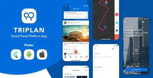 Triplan - Social Travel Flutter Template