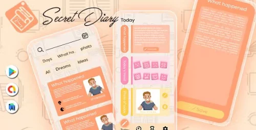 My Diary - Secret Diary with Lock Girls - Personal Diary - Daily Journal - Girl Diary