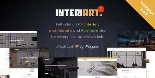 InteriArt - Furniture & Interior WordPress Theme