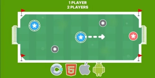 Correct Football. 2 Player Mode. Construct 3 (c3p)