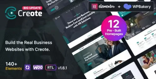 Creote - Consulting Business WordPress Theme