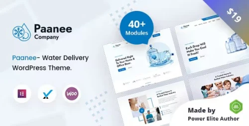 Paanee - Drinking Water Delivery WordPress Theme