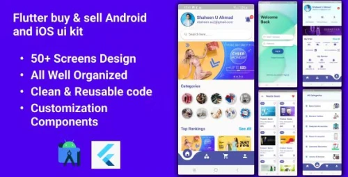 Buy and Sell Flutter Ecommerce Ui Kit