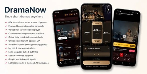 DramaNow | Flutter App Short Drama Platform
