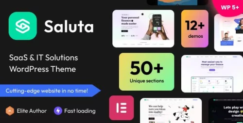Saluta - SaaS & IT Solutions WordPress Theme