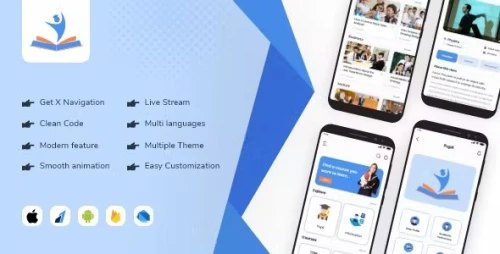 Education app ui kit - Flutter 2.0