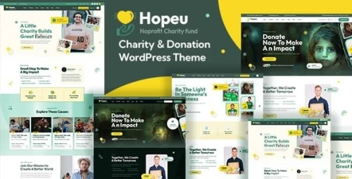 Hopeu – Charity & Donation WordPress Theme