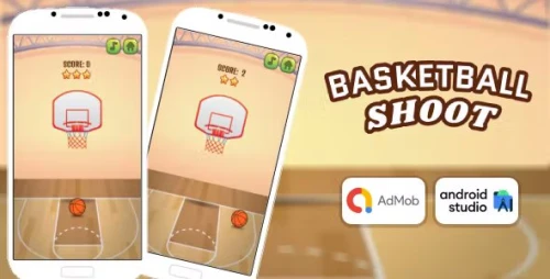 Basketball Shoot Game Android Studio Project with AdMob Ads + Ready to Publish