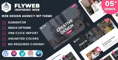 Flyweb - Web Design Agency WordPress Theme