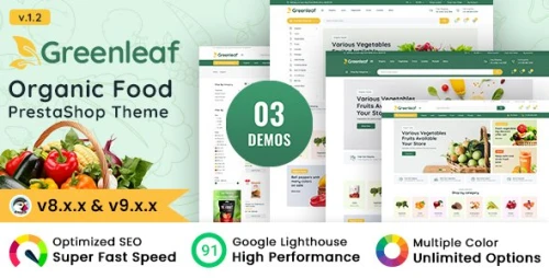 Greenleaf - Organic Food Store Prestashop Responsive Theme