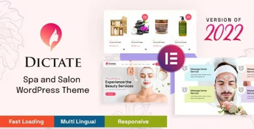 Get Appointments with Dictate - Responsive Spa and Salon Theme